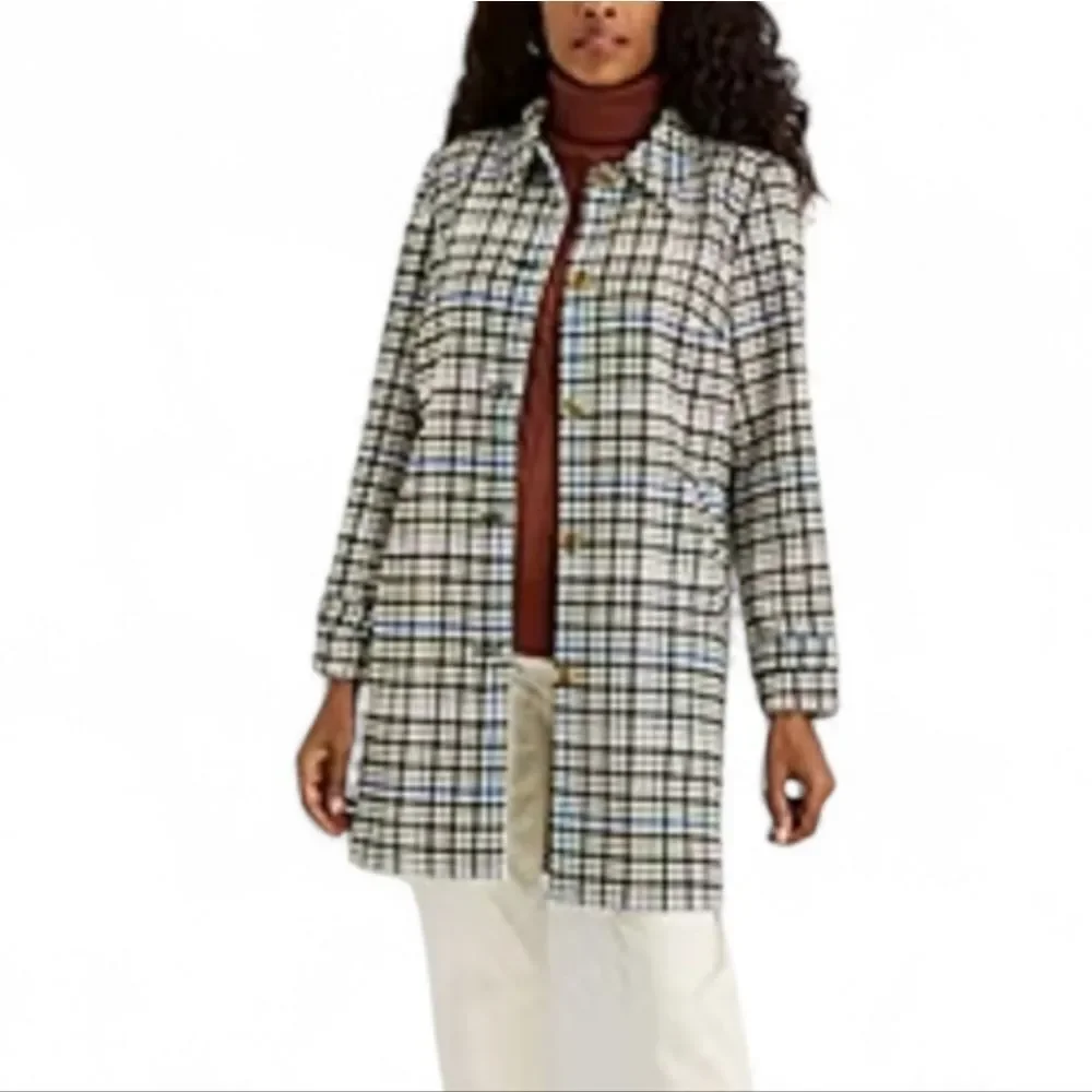 St. John's Bay Midweight Quilted Coat Size Medium NWT